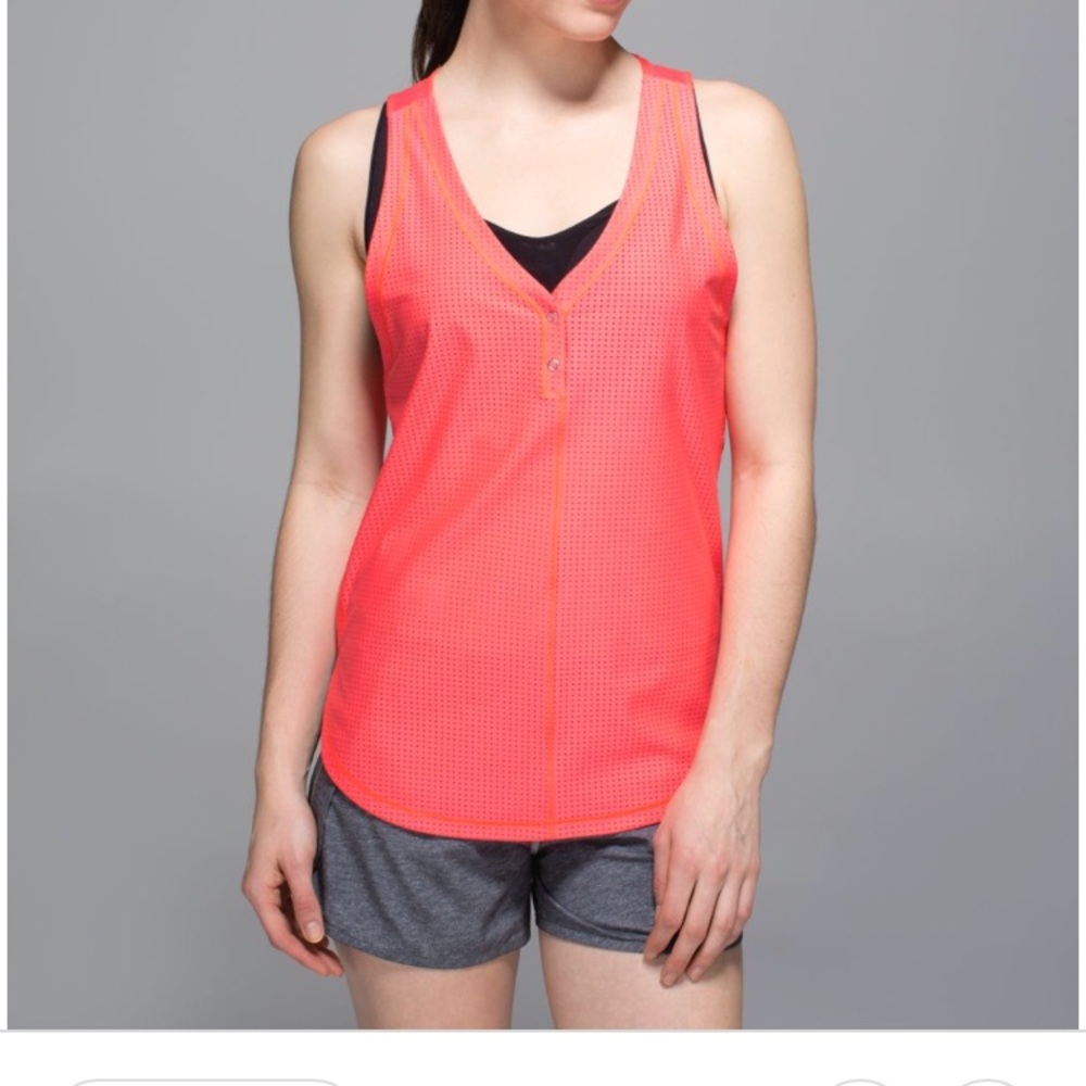 Lululemon Var-City Tank- Electric Pink